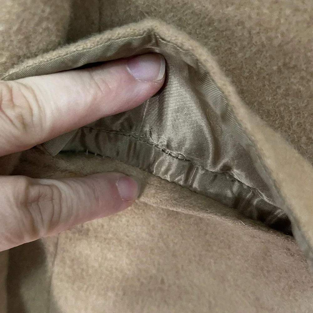 Bill Blass Tan‎ Camel Hair Blazer Sport Coat Jacket Vintage Old Money Preppy